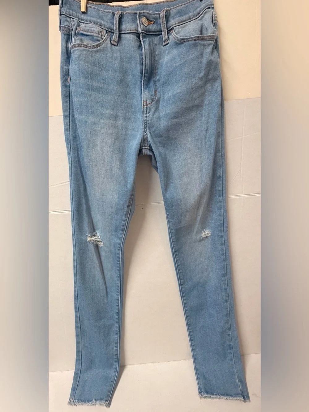 Light Blue girls Skinny Jeans - Classic Stretch Denim